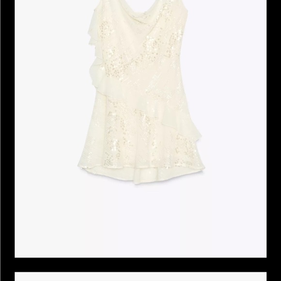 Zara Dresses & Skirts - Zara Cream Mini Dress